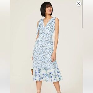 Shoshanna Helena Floral Midi Dress